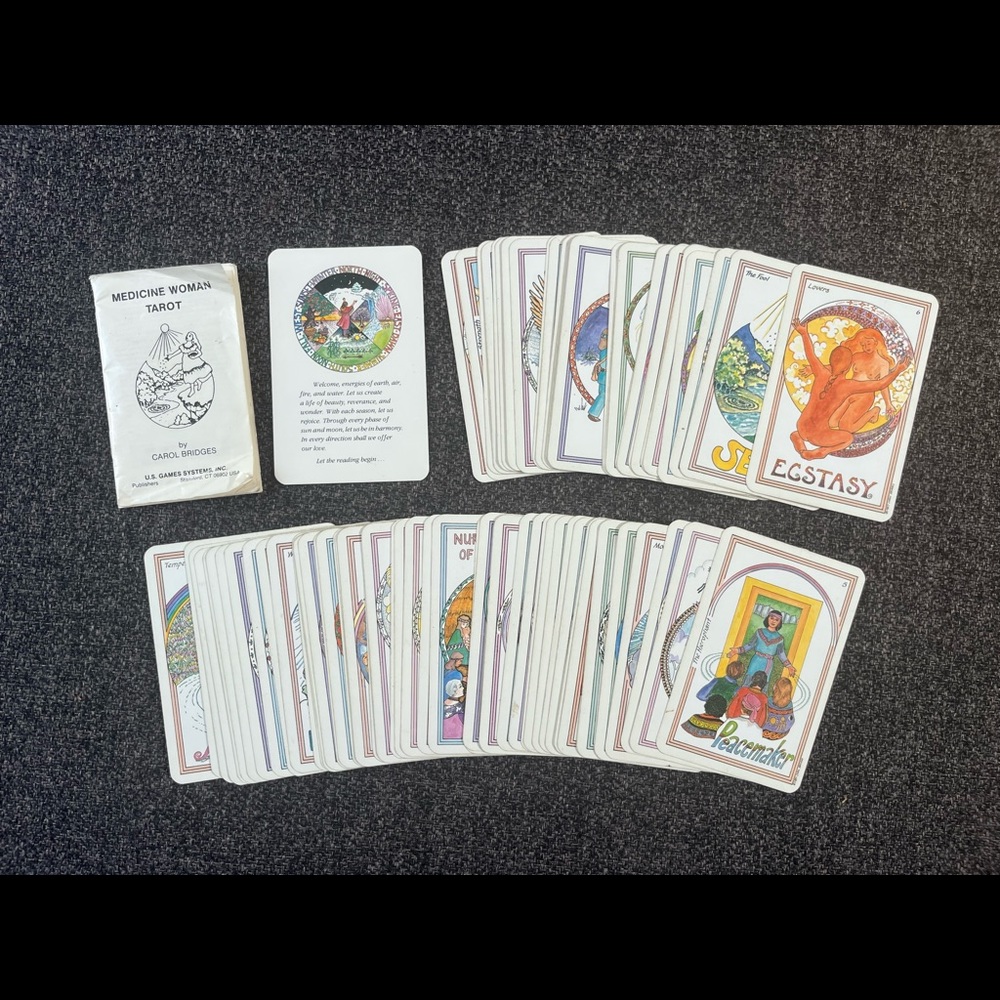 •80’s Medicine Woman Tarot Cards•